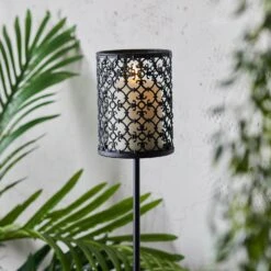 Meknes Candle Garden Stake Light