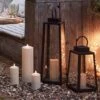 Garden Lantern And Outdoor Candle Bundle