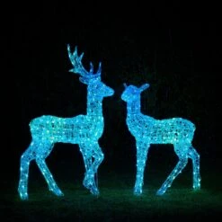 Twinkly Stag And Doe -Holiday Decor Shop D TWXX23012 twinkly stag and doe 4