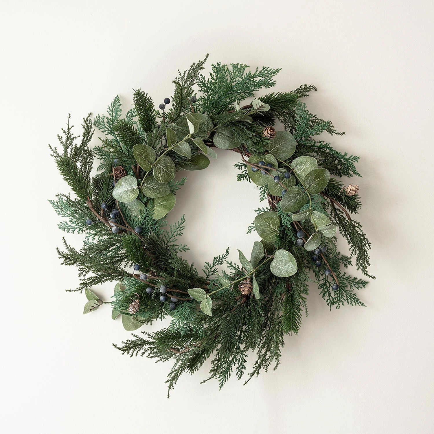 Frosted Berry And Pinecone Garland And Wreath 2 Frosted Berry And Pinecone Garland And Wreath - Image 2