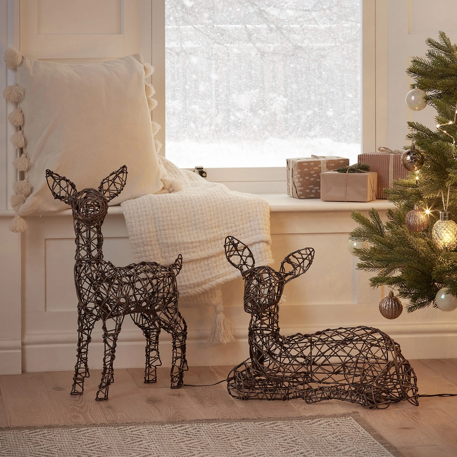 Studley Rattan Fawn Light Up Reindeer Duo 24v 8 Studley Rattan Fawn Light Up Reindeer Duo 24v - Image 8
