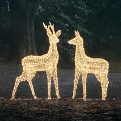 Large Swinsty Dual LED Stag & Doe