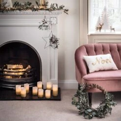 Eucalyptus Hanging Star Christmas Decoration Duo -Holiday Decor Shop DE1801 Eucalyptus Hanging Star Christmas Decoration Duo Living Room P4