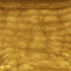 Essential Connect 2m X 1.5m 140 Warm White Connectable Net Lights Green Cable