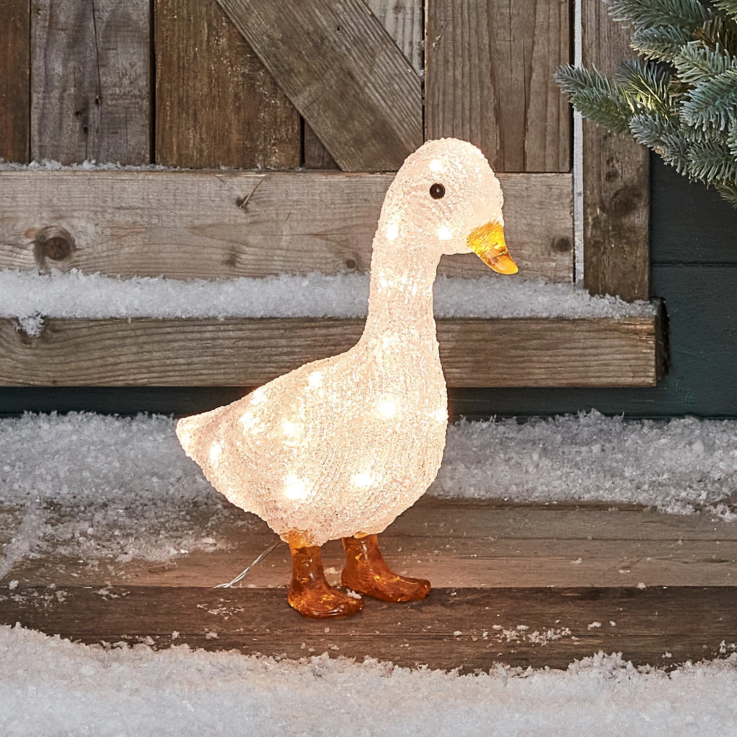 Acrylic Duck Christmas Figure 1 Acrylic Duck Christmas Figure
