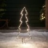 Willow Outdoor Christmas Tree Stake Light