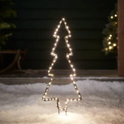 Willow Outdoor Christmas Tree Stake Light