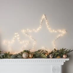 Osby Star Window Light Bundle -Holiday Decor Shop LL160034 Osby Window Star Light Bundle Christmas Mantelpiece Christmas Garland 2