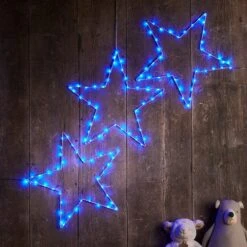 34cm Blue Osby Star Light For Starlight Children's Foundation 6 34cm Blue Osby Star Light For Starlight Children's Foundation -Holiday Decor Shop LL20078 Blue Osby Star Light Starlight Charity 2