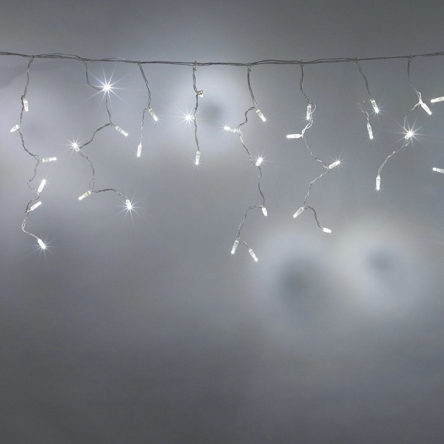 Core Connect 20m 640 White Connectable Icicle Lights Clear Cable 3 Core Connect 20m 640 White Connectable Icicle Lights Clear Cable - Image 3