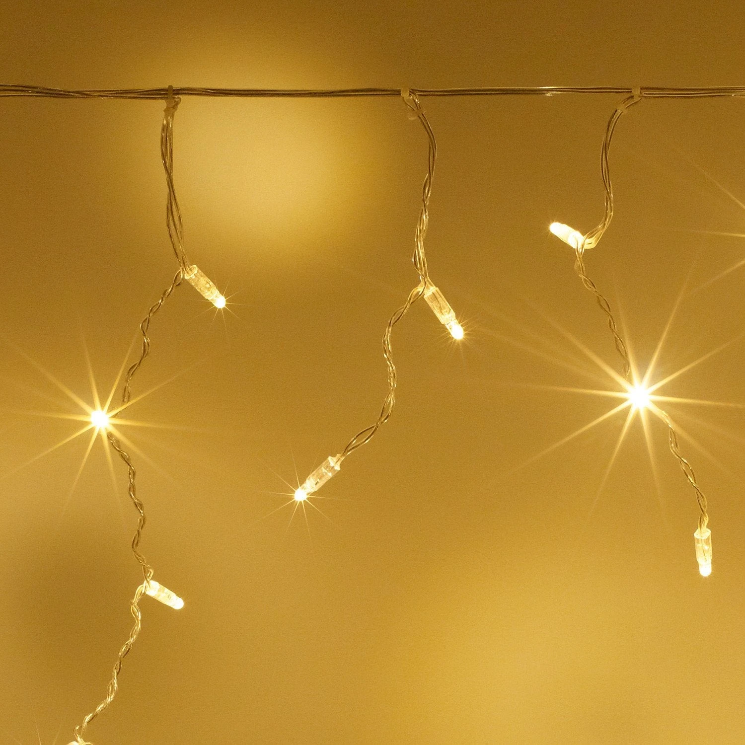 Core Connect 20m 640 Warm White Connectable Icicle Lights Clear Cable 3 Core Connect 20m 640 Warm White Connectable Icicle Lights Clear Cable - Image 3