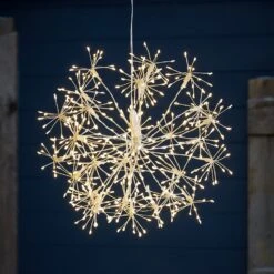 Warm White Starburst Christmas Light