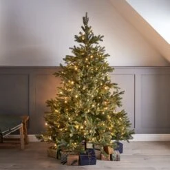 300 Warm White & White Dual Colour LED Christmas Tree Lights 10 300 Warm White & White Dual Colour LED Christmas Tree Lights -Holiday Decor Shop PL21055 300 Warm White Dual LED Christmas Tree Lights On Tree Warm White