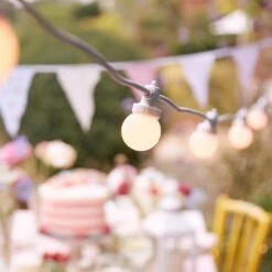 Pro Connect 5m 10 Warm White Connectable Festoon Lights White Cable -Holiday Decor Shop PR10 2YWW pro connect 5m 10 warm white connectable festoon lights white cable tea party 2