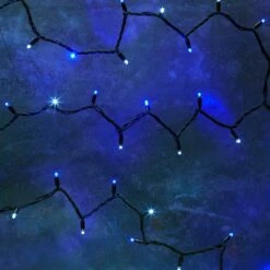 Pro Connect 5m 50 Blue & White Connectable String Lights Black Cable -Holiday Decor Shop PR50BWB 50 BLUE WHITE STRING LIGHT BLACK CABLE PR PRO P1 39610ffd 543c 412f 851f 064c8d767304