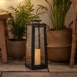 Porto Large Solar Garden Lantern -Holiday Decor Shop SL17004 Porto Large Solar Garden Lantern Summer