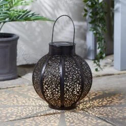 Casablanca Large Solar Moroccan Lantern