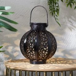 Casablanca Solar Moroccan Lantern Duo 6 Casablanca Solar Moroccan Lantern Duo -Holiday Decor Shop SL21006 Casablanca Moroccan Solar Lantern Illuminated Patio Day