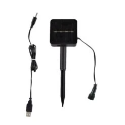 100 Warm White USB Solar Fairy Lights -Holiday Decor Shop SL23001B