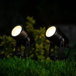 Set Of 2 Atlas Solar Spotlights