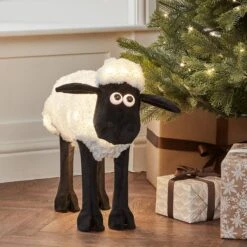 Shaun The Sheep™ Light Up Christmas Figure -Holiday Decor Shop STS01 28