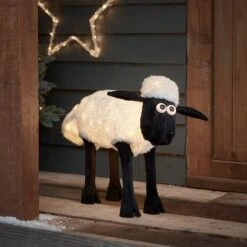 Shaun The Sheep™ Light Up Christmas Figure -Holiday Decor Shop STS01 4
