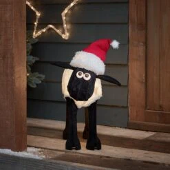 Shaun The Sheep™ Light Up Christmas Figure -Holiday Decor Shop STS01 5