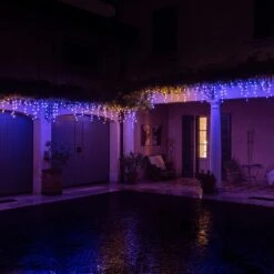 5m 190 LED Twinkly Smart App Controlled Icicle Lights Multi Coloured & White Edition -Holiday Decor Shop TW20008 Twinkly app controlled smart Christmas lights special edition icicle lights 13