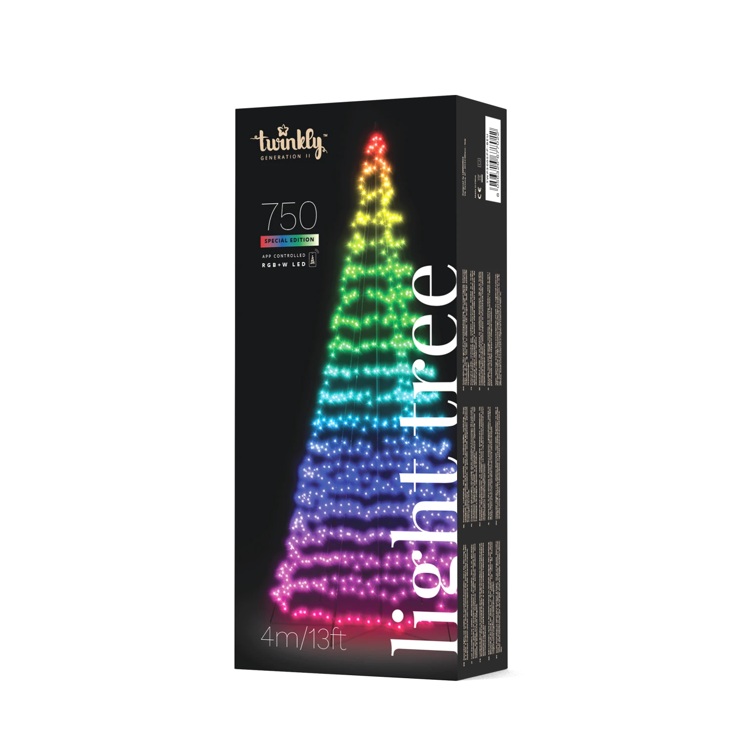 4m 750 LED Twinkly Smart App Controlled Outdoor Christmas Tree Multi Coloured & White Edition 3 4m 750 LED Twinkly Smart App Controlled Outdoor Christmas Tree Multi Coloured & White Edition - Image 3