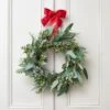 50cm Red Berry Christmas Wreath With Bow