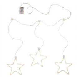 Malmo Battery LED Window Star Lights -Holiday Decor Shop X15 STAR3 YW acrylic battery star window Christmas light studio P5
