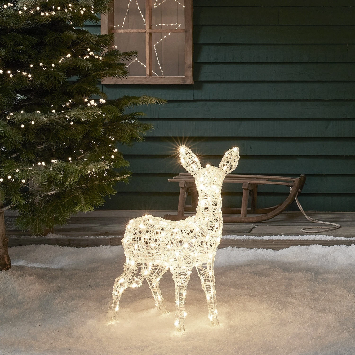 Swinsty Fawn Dual Colour LED Light Up Reindeer 1 Swinsty Fawn Dual Colour LED Light Up Reindeer