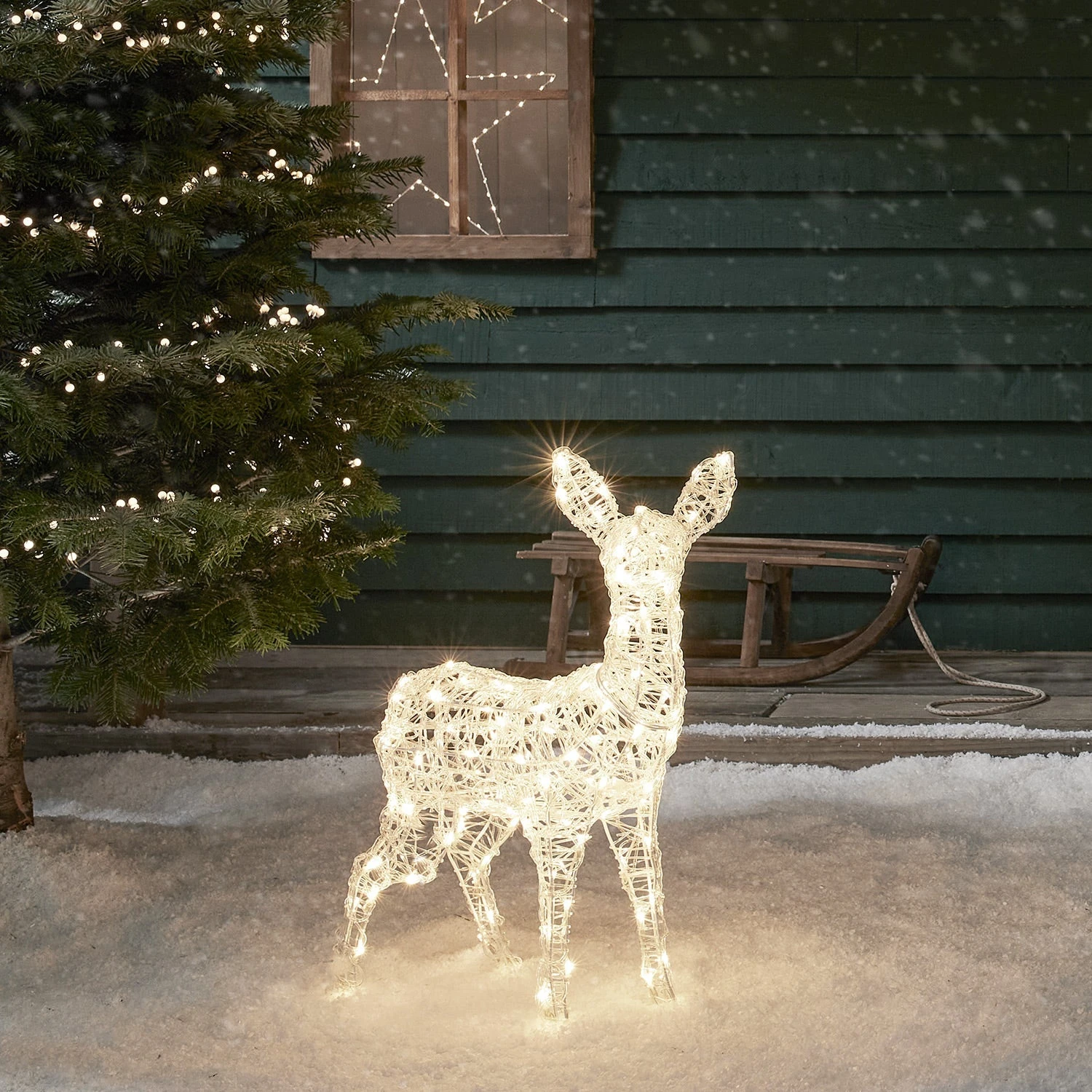 Swinsty Fawn Dual Colour LED Light Up Reindeer 2 Swinsty Fawn Dual Colour LED Light Up Reindeer - Image 2