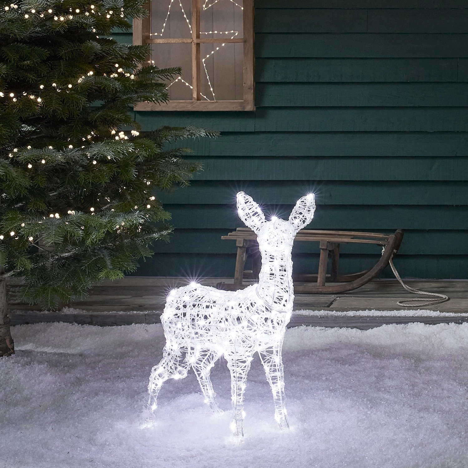 Swinsty Fawn Dual Colour LED Light Up Reindeer 3 Swinsty Fawn Dual Colour LED Light Up Reindeer - Image 3
