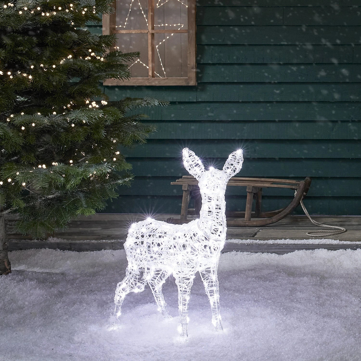 Swinsty Fawn Dual Colour LED Light Up Reindeer 4 Swinsty Fawn Dual Colour LED Light Up Reindeer - Image 4