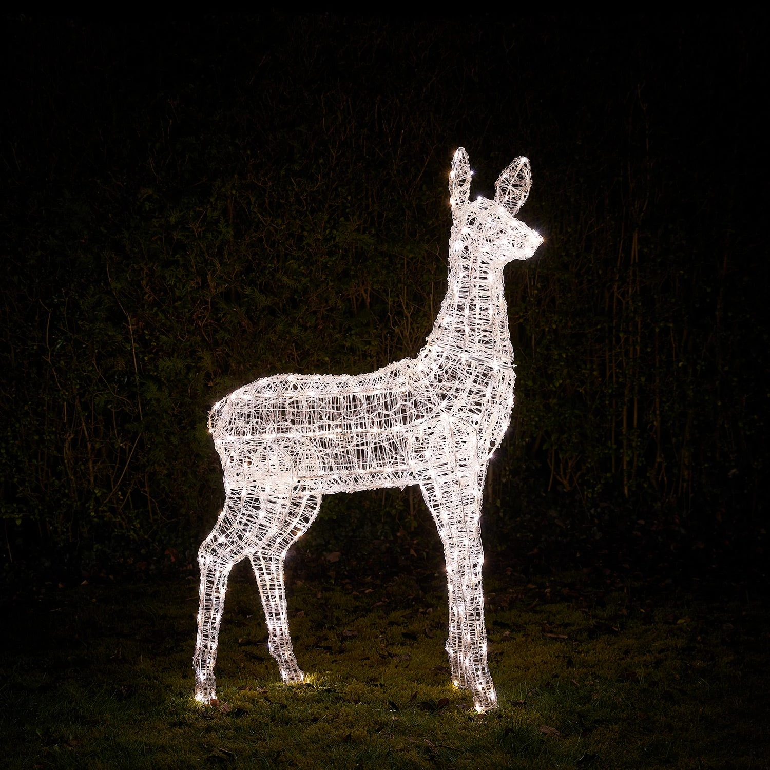 1.4m Swinsty Doe Dual Colour LED Light Up Reindeer 3 1.4m Swinsty Doe Dual Colour LED Light Up Reindeer - Image 3